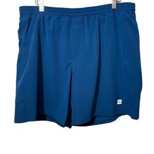 MEC Mens Blue Lined Athletic Shorts XL